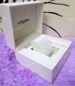Copy Longines Box For Sale - White Leather Watch Case